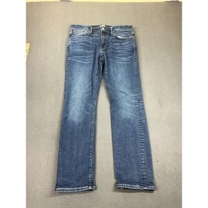 J.Crew 770 Jeans Mens 33x30 Med Wash Blue Slim Straight Stretch Denim Fit
